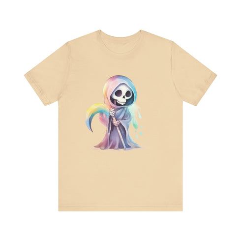 Cute Colorful Reaper - Short Sleeve Tee